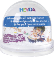 HEYDA 20-48 884 00 Spezifisches Weihnachtsornament Acryl Transparent, Weiß