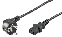 Microconnect PE010418 cavo di alimentazione Nero 1,8 m Accoppiatore C13