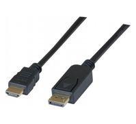 Hypertec 128164-HY câble vidéo et adaptateur 3 m DisplayPort HDMI Noir