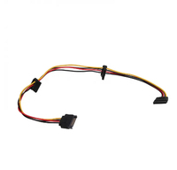 Akyga AK-CA-41 SATA cable 0.15 m Black, Red, Yellow