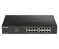D-Link DGS-1100-16V2 Managed L2 Gigabit Ethernet (10/100/1000) Black