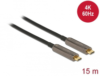 DeLOCK 84104 USB Kabel 15 m USB 3.2 Gen 1 (3.1 Gen 1) USB C Schwarz