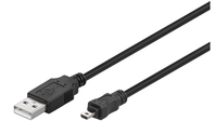 Microconnect USBAMB82 USB Kabel 1,8 m USB 2.0 USB A Mini-USB B Schwarz