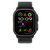 Apple MYQ63ZM/A slimme draagbare accessoire Band Zwart Nylon, Polyester, Spandex, Titanium
