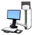 Ergotron StyleView Sit-Stand Combo System 61 cm (24") Aluminio Pared