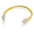 C2G 0.5m Cat5e Non-Booted Unshielded (UTP) Network Patch Cable - Yellow