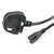 StarTech.com Cable de 1m de Alimentación para Portátiles, Enchufe BS1363 A C7, 2,5A 250V, 18AWG, Cable de Repuesto para Cargador de Portátiles, Cable para Impresoras, para Reino...