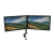 LogiLink BP0022 uchwyt / stojak do monitorów 68,6 cm (27") Zaciskowy/przelotowy Czarny