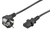 Microconnect PE010418 kabel zasilające Czarny 1,8 m C13 panel