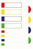 Avery APBAS24-UK etichetta autoadesiva Rettangolo Permanente Multicolore 24 pz