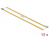 DeLOCK 18785 kabelbinder Staal Geel 10 stuk(s)