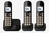 Panasonic KX-TGC 463GB DECT telefon Hívóazonosító Fekete