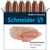 Schneider Schreibgeräte Pastel inktcartridge 6 stuk(s) Origineel Bruin