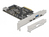 DeLOCK 90060 interfacekaart/-adapter Intern USB 3.2 Gen 2 (3.1 Gen 2)