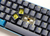 Ducky One3 Daybreak Mini keyboard USB UK International Blue, Grey, Yellow