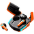 Canyon GTWS-2 Kopfhörer Kabellos Ohrbügel Gaming USB Typ-C Bluetooth Ladestation Orange