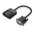 Vention ACNBB câble vidéo et adaptateur 0,15 m VGA (D-Sub) HDMI + Micro-USB + 3.5mm Noir