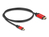 DeLOCK 80095 video kabel adapter 1 m USB Type-C HDMI Zwart, Rood