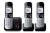 Panasonic KX-TG6823 DECT telephone Caller ID Black, Silver
