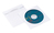 NIPS CD/DVD-PAPIERHÜLLEN mit mehrfach nutzbarem Steckverschluss / 124 x124 mm / 25er Packung