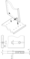 Zamak Exzenter, SUPRA 15 Standard IZ 02, D.-15 mm ohne Rand 19mm