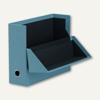 Rössler S.O.H.O. Archivbox für DIN A4, 95 x 335 x 255 mm, denim, 2er Pack