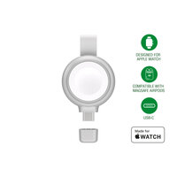 4smarts MFi Fast Charger für Apple Watch silber