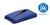 Durable 60L Hinged Bin Lid ECO Blue | Slot Cut-Out for Easy Recycling | DURABIN