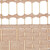 Relaxdays Paravent, 4-teilig, Raumtrenner faltbar, HxB 180x180 cm, Trennwand für innen, Papierseil, Bambusstreben, natur