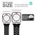 NALIA Airflow Silicone Cinturino Smart Watch compatible con Apple Watch Bracciale Ultra/SE Series 8/7/6/5/4/3/2/1, 42mm 44mm 45mm 49mm, per iWatch Orologio Donna e Uomo Bianco nero