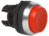 Drucktaster, unbeleuchtet, tastend, Bund rund, weiß, Einbau-Ø 22 mm, L21AB05