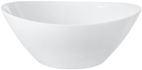 Schale Prometeo; 350ml, 15x14.1x5.1 cm (LxBxH); weiß; oval; 12 Stk/Pck