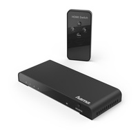 Hama HDMI elosztó - 121770 (3xHDMI, 4K/30, távirányító, fekete)