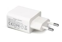 USB Power Adapter White 12W 5V/2.4A, 9V/2A, 12V/1.5A EU Wall - White with Quick Charge Function QC 3.0 Netzteile