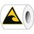 ISO Safety Sign - Warning , Tsunami hazard zone ,