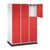 Intro 3-fold compartment locker