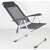 SILLA CAMPING ALUMINIO + TEXTILENO RECLINABLE 44X55X101CM