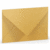 Briefumschlag C7 Nassklebung Gold