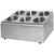 Olympia Cutlery Basket with 6 Holes in Stainless steel - Metal Inserts
