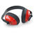 B-BRAND ECONOMY EAR DEFENDERS RED