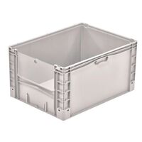 Euro containers with open ends for picking