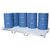 Large surface area sump pallets - 8 to 12 drums - Galvanised