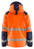 High Vis Winterjacke Klasse 3 High Vis orange/marineblau - Rückseite