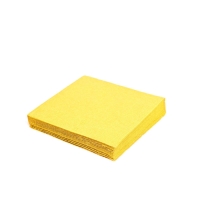 Színes papírszalveták 24 x 24 cm sárga, 250 darab/csomag