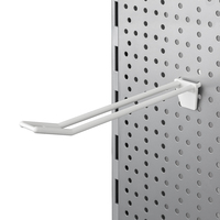 Product Hook / Cantilever Pegwall Hook System / Pegboard Plastic Double Hook "DKS" | 190 mm 150 mm