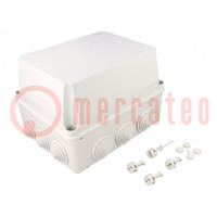 Enclosure: junction box; X: 181mm; Y: 231mm; Z: 160mm; wall mount