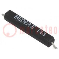 Reed switch; Range: 25÷30AT; Pswitch: 10W; 2.5x2.6x19.5mm; 1.25A