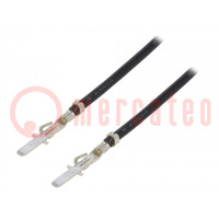 Cable; SABRE male; Len: 0.15m; 16AWG; Contacts ph: 7.5mm