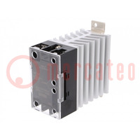 Relay: solid state; Ucntrl: 10÷30VDC; 40A; 48÷480VAC; SRHL1