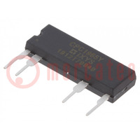 Relay: solid state; Icntrl max: 100mA; 1000mA; max.260VAC; THT
